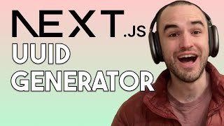 Ep 1  Building a UUID generator with Nextjs [upl. by Opiak436]