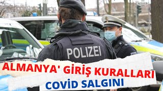 Almanyaya giriş şartları ve covid salgını TürkiyeAzerbaycan [upl. by Max25]