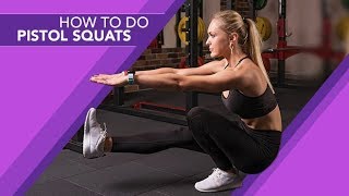 How To Do PISTOL SQUATS for Beginners  STEP BY STEP GUIDE  7 Step Progression [upl. by Enyalaj191]