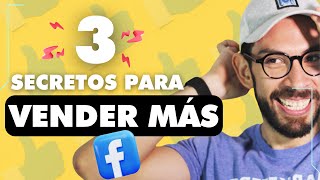 Cómo vender con FACEBOOK  🎯 3 SECRETOS para USAR Facebook para VENDER [upl. by Sul]