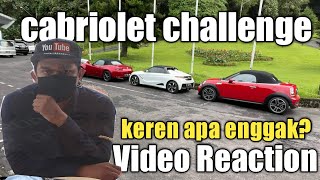 VIDEO REACTION CABRIOLET CHALLENGE PART 1 MENGECEWAKAN ENGGAK SIH  VLOG 117 [upl. by Turner935]