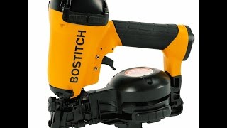 Review BOSTITCH RN461 34Inch to 134Inch Coil Roofing Nailer [upl. by Llerrod]