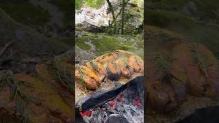 Doğal Taş Üzerinde Portakal Soslu Norveç Somonu 🐟  Norwegian Salmon on Natural Stone [upl. by Jacquenetta712]