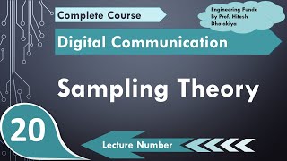 Sampling Theory  Nyquist Rate  Nyquist Interval  Basics Types amp Waveforms of Sampling Theory [upl. by Endys]