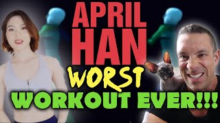 April Han  Worst Workout Ever  Slimming The Calves [upl. by Eedeed]