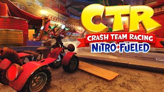 Partidas Nocturnas en CTR Nitro Fueled  PlayStation [upl. by Artenahs]