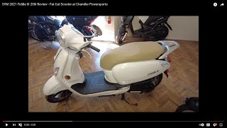 SYM 2021 Fiddle III 200i Review  Fat Cat Scooter at Chandler Powersports [upl. by Herrle]