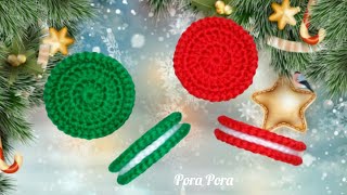 Crochet Christmas Cookies I Crochet Christmas Decorations I Crochet Cookies Tutorial [upl. by Jarrad791]