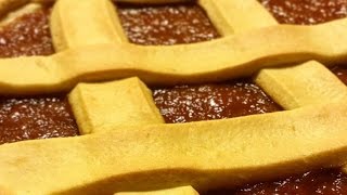 Crostata con marmellata di pesche FATTA IN CASA SENZA BURRO [upl. by Zima]