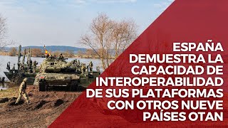 España finaliza su despliegue en el ejercicio Dragon 24 con otros nueve países OTAN [upl. by Krasnoff]