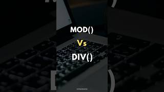 SQL MOD Vs DIV ✍️ [upl. by Heffron]