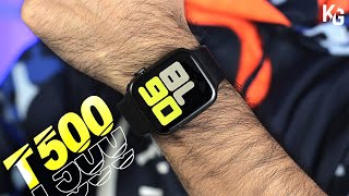 ⌚ Smartwatch T500 Review en Español  Un Apple Watch Replica MUY ECONÓMICO  IWO 13  KING GORY [upl. by Nodyl725]