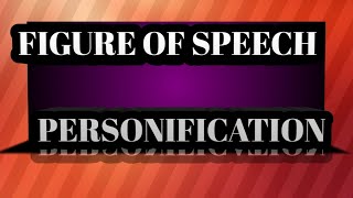 FIGURE OF SPEECHPERSONIFICATIONWhat is the PERSONIFICATIONDEFINATIONS OF PERSONIFICATION💫 [upl. by Sobmalarah]