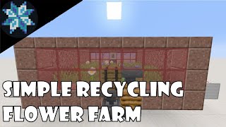 Simple Shifting Floor Flower Farm Recycles [upl. by Leonelle]