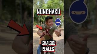 Los Chacos o Nunchakus defensapersonal artesmarciales nunchaku shorts [upl. by Arahd]