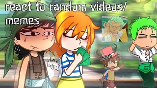 past straw hats react to random videos  english • onepiece  short like Levi  °lazy video💀👍 [upl. by Kerrie]