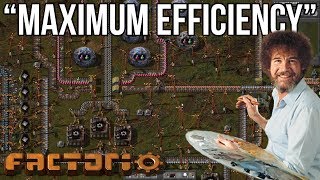 How to Make the quotMost Efficientquot Factory Possible in Factorio [upl. by Aicirtap]