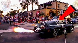 SCARING PEOPLE WITH TOYOTA SUPRA ON 4TH OF JULY [upl. by Constance]