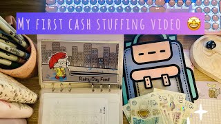 MY FIRST VIDEO  CASH ENVELOPE STUFFING AND BUDGETING METHOD  LOW INCOME  UK [upl. by Eardnoed147]