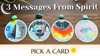 3 Messages From Spirit 🌬️⚡️  Timeless Pick A Card Tarot [upl. by Samal640]