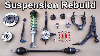 How to Install a COMPLETELY New Front Suspension in your Car or Truck [upl. by Eduardo]