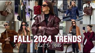 2024 FALL FASHION TRENDS  WHAT TO WEAR THIS SEASON [upl. by Alat908]