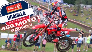 450 Moto 1  Unadilla National 2021  Complete [upl. by Galitea]