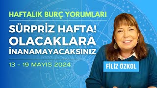 BÃœYÃœK SÃœRPRÄ°ZLERE HAZIR OLUN ÅANS KAPINIZI Ã‡ALABÄ°LÄ°R  HAFTALIK BURÃ‡ YORUMLARI 13 19 MAYIS 2024 [upl. by Artined]