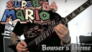 Super mario 64  Bowsers Theme Guitar Cover  Stefan Norlin [upl. by Jorey]