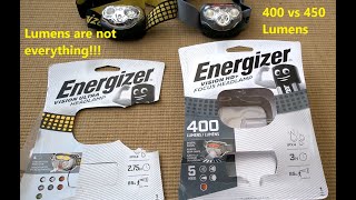 Energizer LED Head Torch Comparison amp Review HDE321 Vs HDD323 [upl. by Eico841]