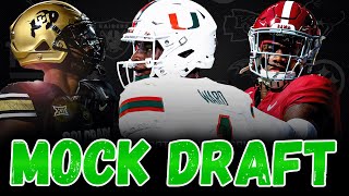 IMPRESSIVE 2025 NFL Mock Draft  Mock The Mock [upl. by Sheelah]