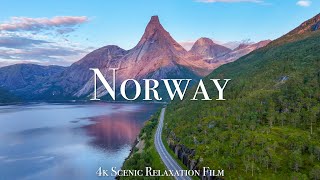 Norway 4K  Scenic Relaxation Film With Enchanting Music [upl. by Gonzales]