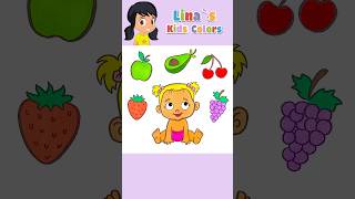 Healthy Meals  Kids Song 🌈 Doodle  Coloring for kids [upl. by Aldarcy515]