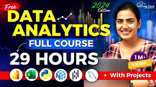 Data Analytics FULL Course for Beginners to Pro in 29 HOURS  2024 Edition [upl. by Attem]