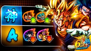 6TH ANNIVERSARY EDITION MY TOP 10 BEST UNITS IN DRAGON BALL LEGENDS Dragon Ball Legends [upl. by Lorene]