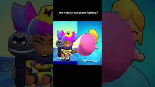 Are mandy and piper fighting trending brawlstars viralvideos shortsviral shorts [upl. by Trevah]