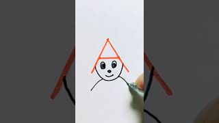 Alphabet drawing easy 🔥😍 shorts youtubeshorts artistucshash trending drawing [upl. by Lamee524]