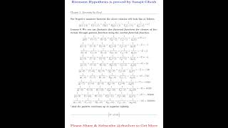 Riemann Hypothesis proved by Suraj shorts [upl. by Orling]