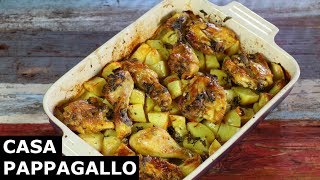 Pollo arrosto al limone con le patate S1  P34 [upl. by Ithaman]