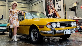 Triumph Stag  a stylish 70s classic British sports car [upl. by Assiar]