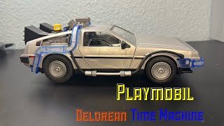 PLAYMOBIL BACK TO THE FUTURE DELOREAN TIME MACHINE WLIGHTS [upl. by Debby]