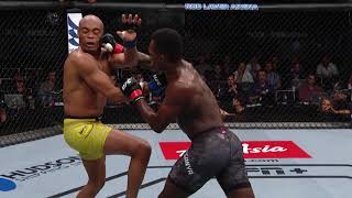 israel adesanya vs anderson silva  slow motion project [upl. by Nospmoht]