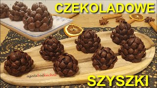 Niesamowite jadalne czekoladowe szyszki đźŽ„  agatabodkuchni [upl. by Ahsienat300]