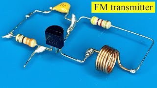 1km fm transmitter circuit diagram [upl. by Ennayllek]