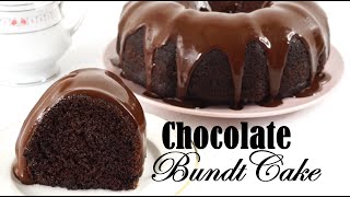 Super Moist Chocolate Bundt Cake [upl. by Nollahp344]