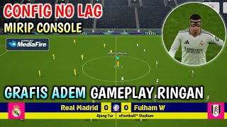 CONFIG LAPANGAN HD TERBARU  Cara Pasang Config eFootball 2024 Mobile No Lag [upl. by Heilner]