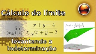 p222 Ex18 Cálculo de limite de função de duas variáveis levantando a indeterminação [upl. by Liza]