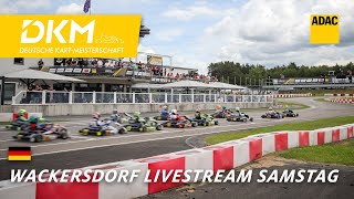 Deutsche Kart Meisterschaft 2024  Wackersdorf  Livestream Samstag [upl. by Cletus]