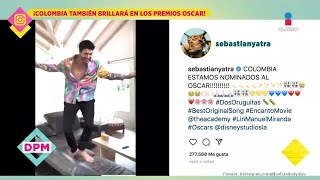 Así reaccionó Sebastián Yatra al ser nominado a lo Premios Oscar [upl. by Emmy]