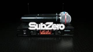 SubZero SZW50 Handheld Wireless Microphone System  Gear4music demo [upl. by Ahsitnauq]